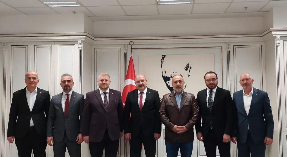 SENDİKACILAR, KAYMAKAM  ÇAKICI’YI ZİYARET ETTİ