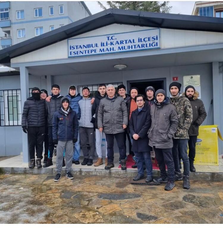 ESENTEPE MAHALLESİ GENÇLERİ,DEPREM BÖLGESİNE YARDIM SEFERBERLİĞİ BAŞLATTILAR