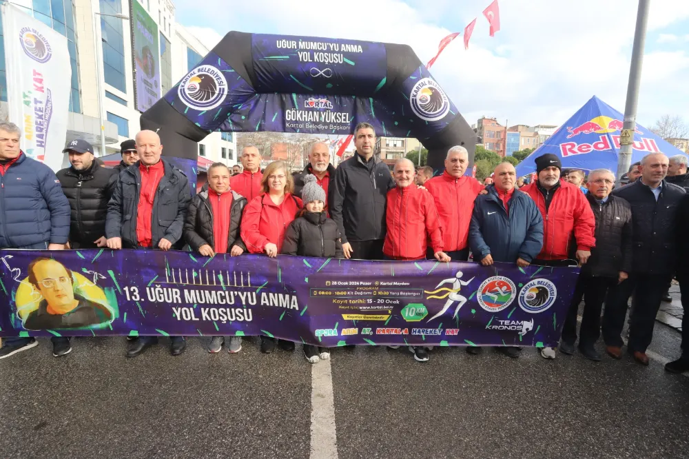 13. UĞUR MUMCU’YU ANMA KOŞUSU KARTAL’DA YAPILDI