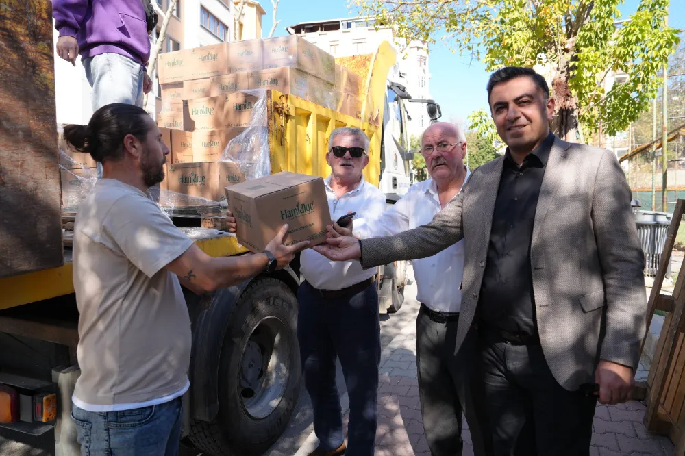 BELEDİYE’DEN  AMATÖR SPOR KULÜPLERİNE İÇME SUYU DESTEĞİ
