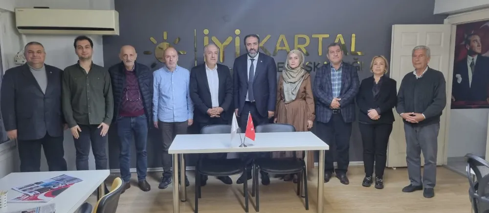 BAĞIMSIZ MİLLETVEKİLİ YENEROĞLU’NDAN İYİ PARTİ KARTAL İLÇE BAŞKANLIĞI’NA ZİYARET