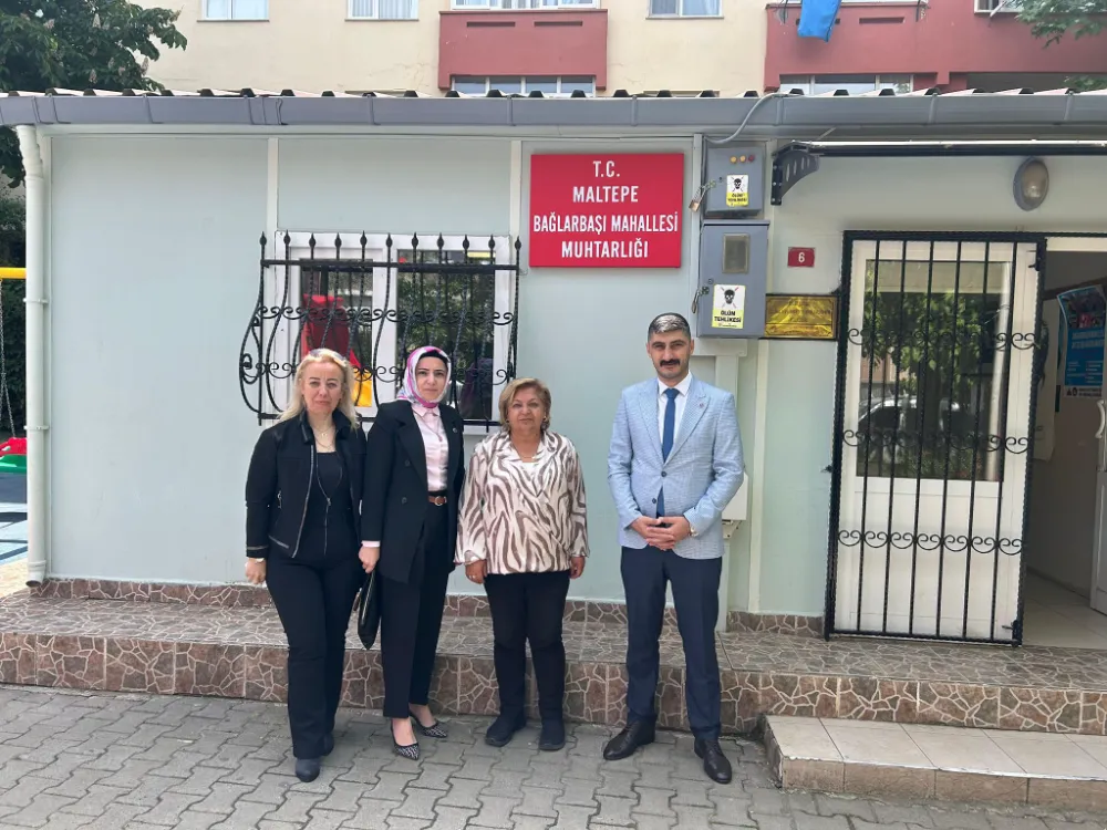 MHP MALTEPE İLÇE BAŞKANLIĞI’NDAN KADIN MUHTARLARA ANLAMLI ZİYARET