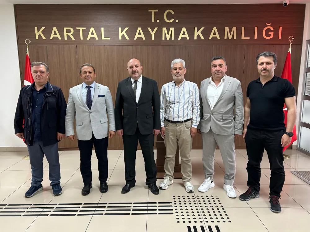 ALTINORDU KÜLTÜR VE DAYANIŞMA DERNEĞİ’NDEN KARTAL KAYMAKAMI EDİP ÇAKICI’YA ZİYARET