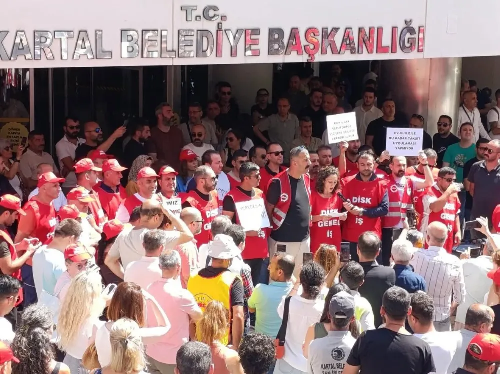 KARTAL BELEDİYESİ’NDE EMEKÇİLER İSYANDA: “ARTIK SABRIMIZ TÜKENDİ”