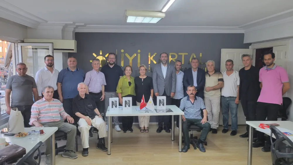 ATATÜRKÇÜ DÜŞÜNCE DERNEĞİ’NDEN İYİ PARTİ KARTAL İLÇE BAŞKANLIĞI’NA ZİYARET